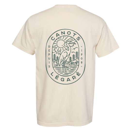 T-shirt Canots Légaré - CL-TSHIRT-S-BE-VRF-2026 - Canots Légaré