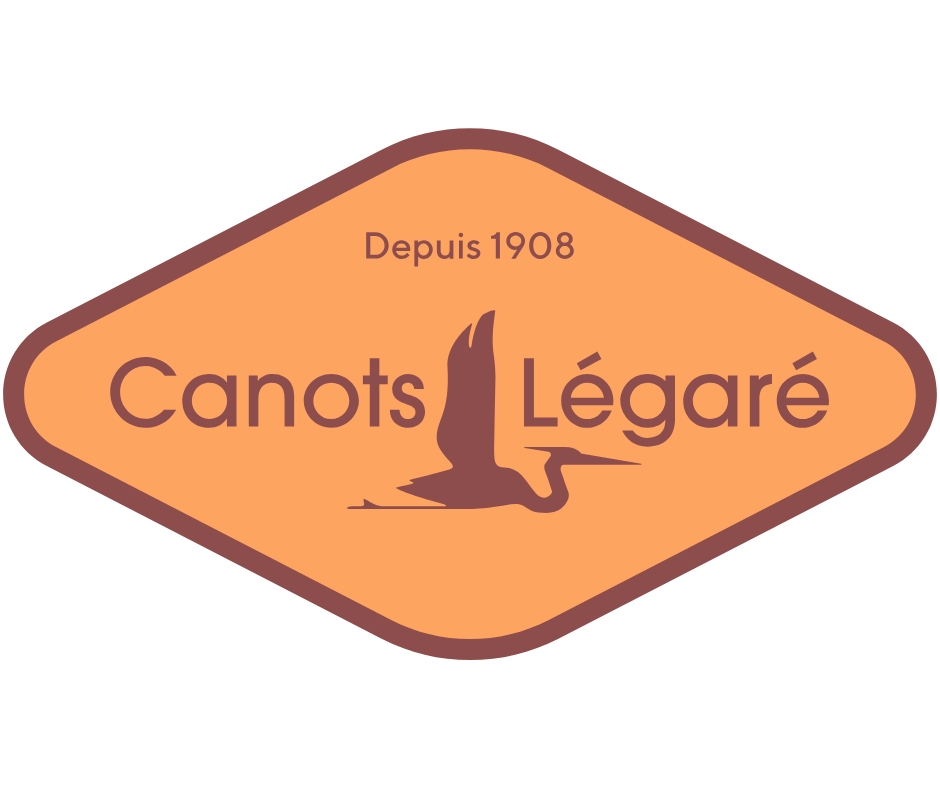 Autocollant Canots Légaré « losange » - CL-AUTOCOL-LOS-OG-BR - Canots Légaré