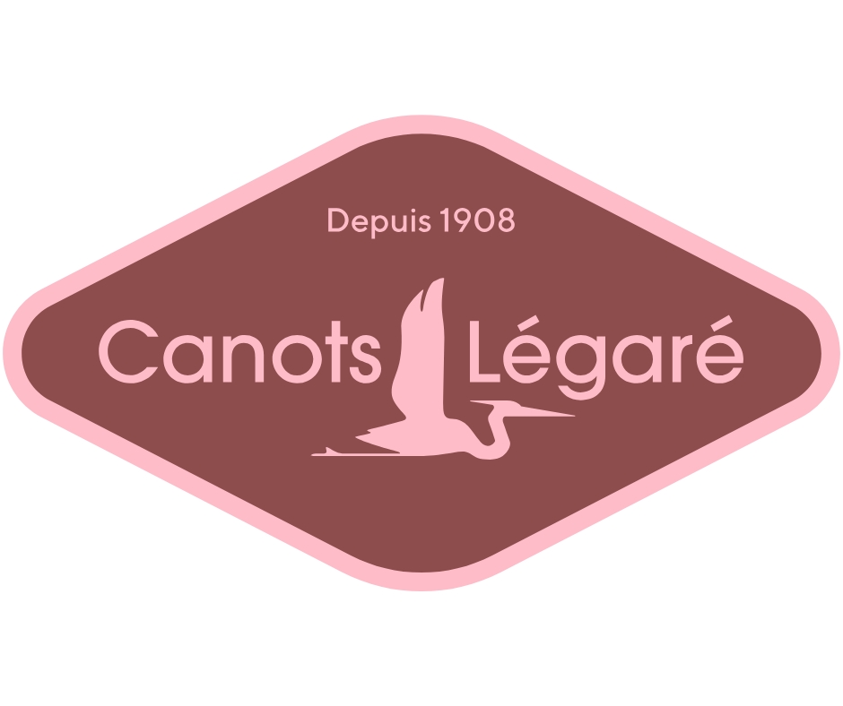 Autocollant Canots Légaré « losange » - CL-AUTOCOL-LOS-BR-RO - Canots Légaré