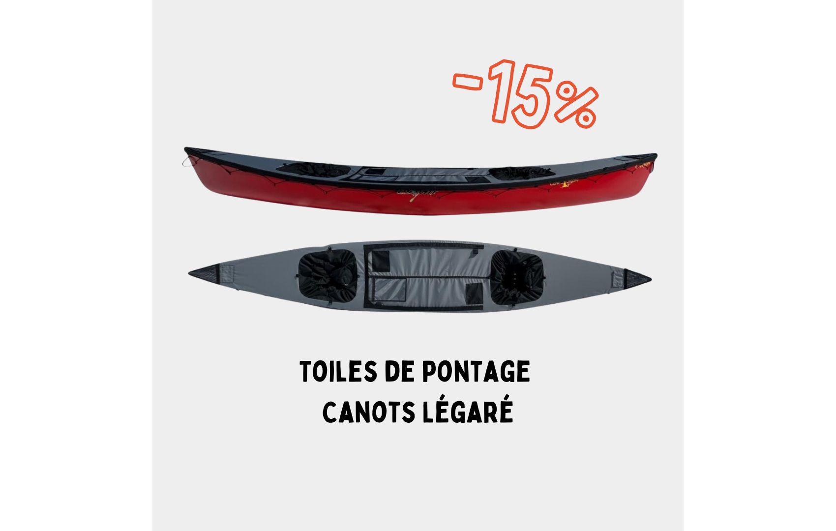 Toile de pontage Canots Légaré en rabais