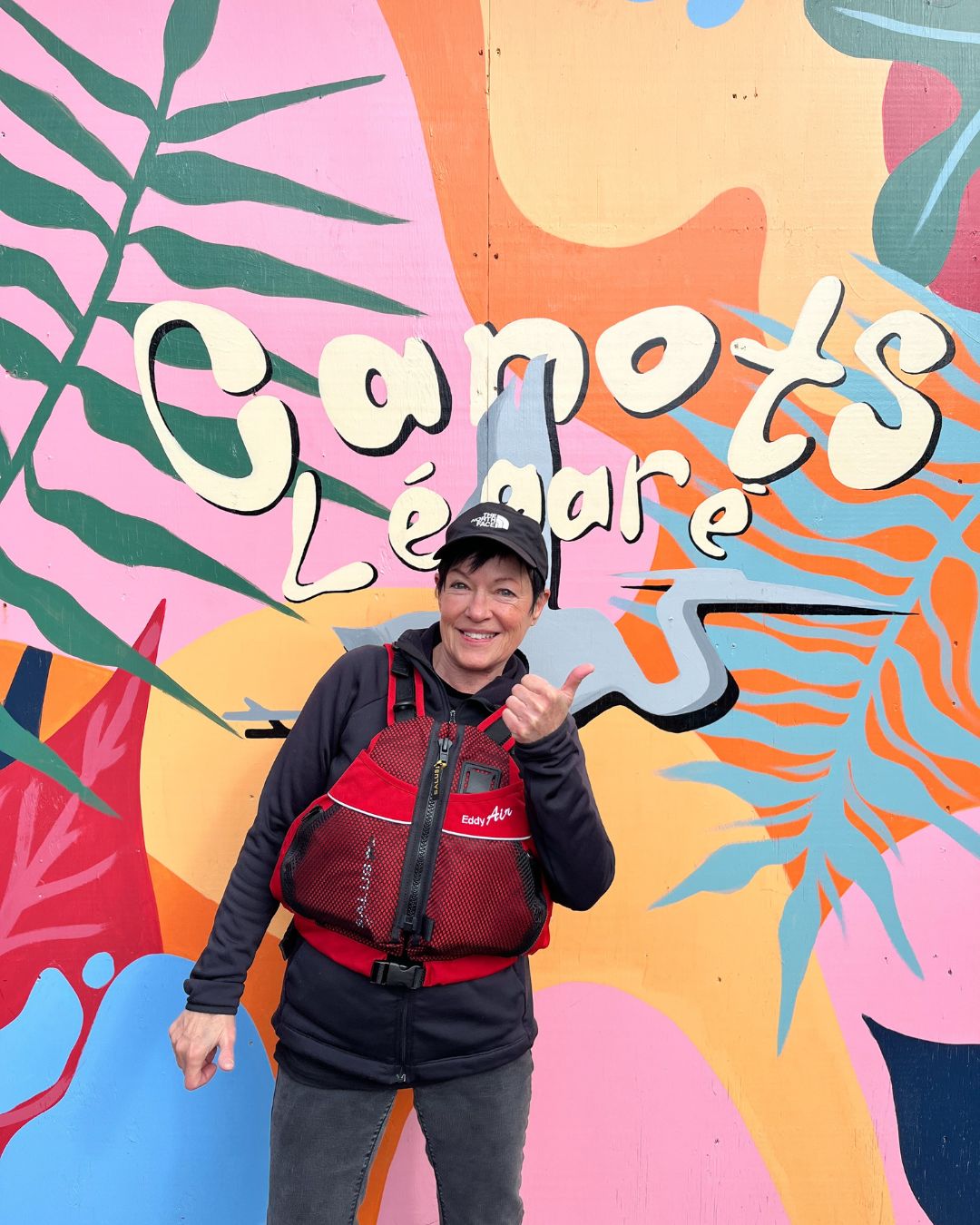 Veste Eddy Flex rose gagnée lors de la Vente sous la cabane 2024